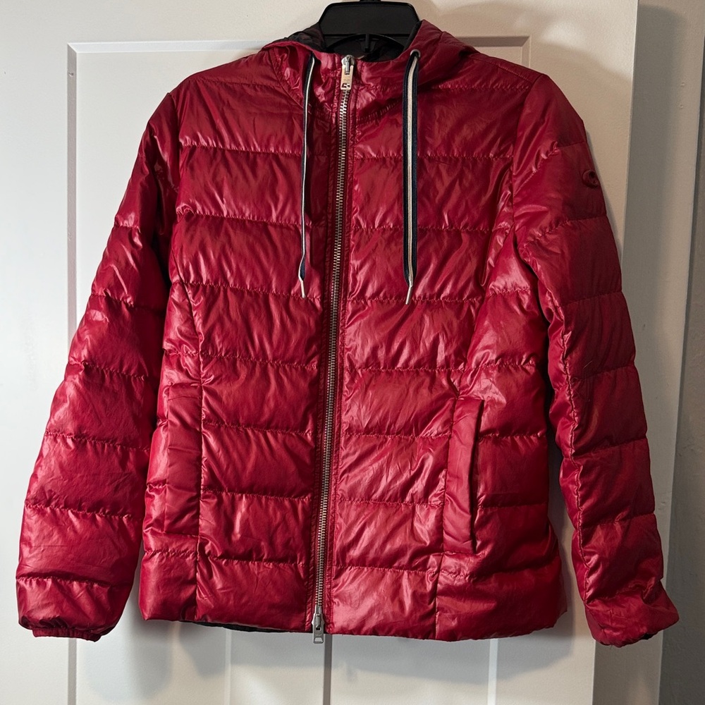 Coach Cherry Red Puffer Jacket - image 1